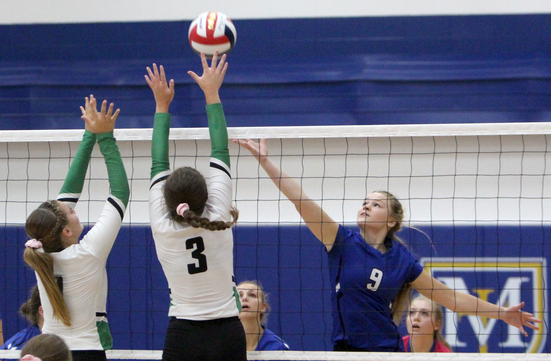 Eau Claire Regis at McDonell volleyball 9-12-19